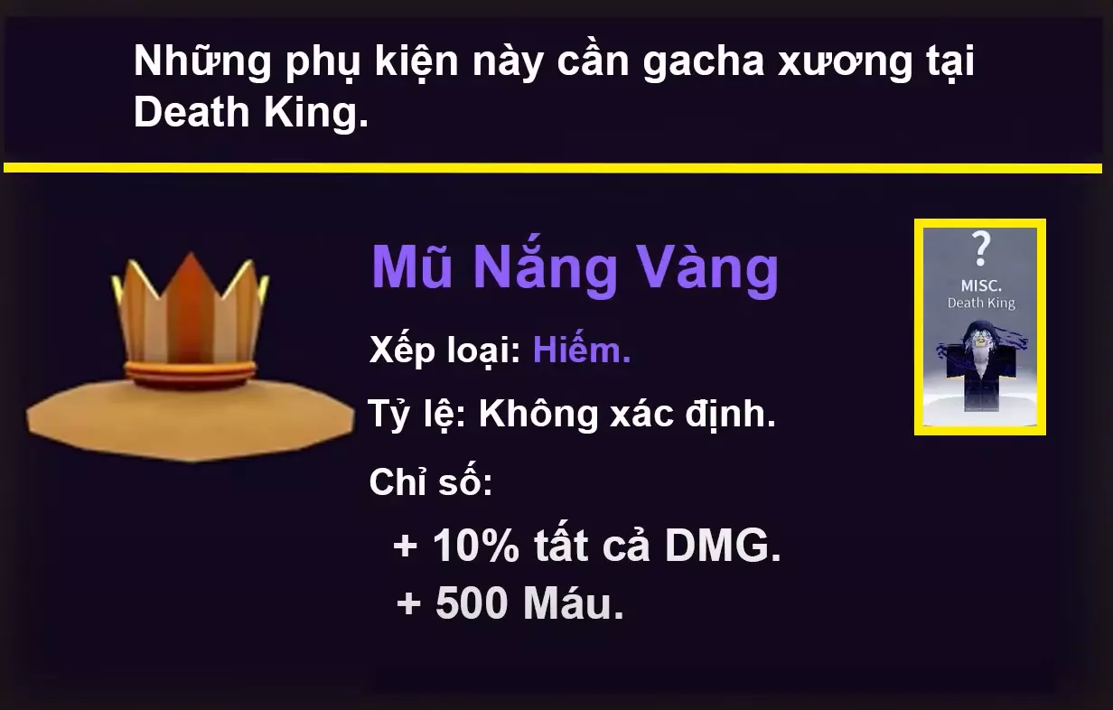 Mũ Nắng vàng